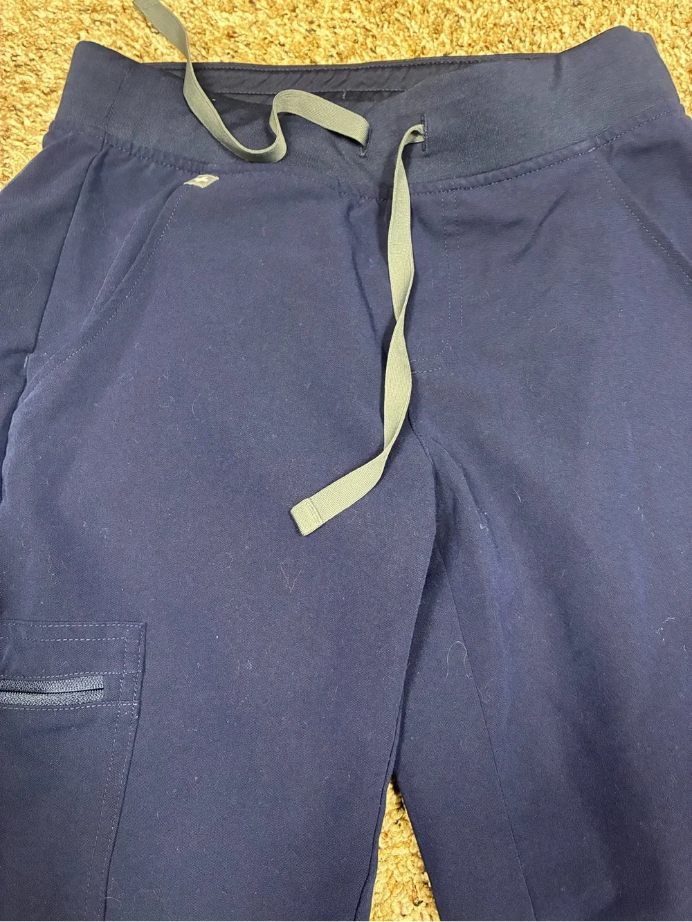 FIGS 2 Piece Matching Three Casma Pocket Top Joggers Scrub Set